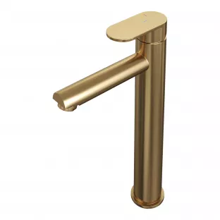 Brauer Edition raised basin mixer - surface mounted - model C - brushed gold PVD