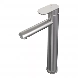 Brauer Edition raised basin mixer - surface mounted - model C - brushed stainless steel PVD