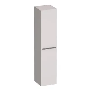 Brauer Elevate tall cabinet excl. handle - 160x35x35 cm - 2 doors left or right turning - MDF lacquered - Matt grey