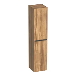 Brauer Elevate hoge kast excl. opleggreep - 160x35x35 cm - 2 deuren links- of rechtsdraaiend - MFC - Honey