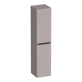 Brauer Elevate hoge kast excl. opleggreep - 160x35x35 cm - 2 deuren links- of rechtsdraaiend - MFC - Timber Greige