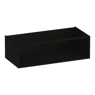 Brauer Flourish side cabinet with 1 storage compartment - 100x46x30 cm - MFC - Timber Black