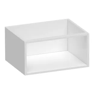 Brauer Flourish side cabinet with 1 storage compartment - 60x46x30 cm - MDF lacquered - Gloss white