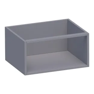 Brauer Flourish side cabinet with 1 storage compartment - 60x46x30 cm - MDF lacquered - Matt Grey