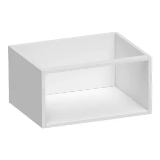 Brauer Flourish side cabinet with 1 storage compartment - 60x46x30 cm - MDF lacquered - Matt White