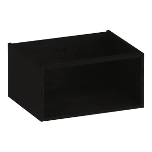 Brauer Flourish side cabinet with 1 storage compartment - 60x46x30 cm - MFC - Timber Black