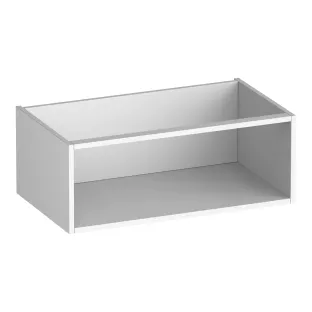 Brauer Flourish side cabinet with 1 storage compartment - 80x46x30 cm - MDF lacquered - Matt White