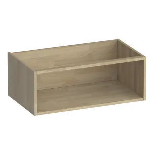 Brauer Flourish side cabinet with 1 storage compartment - 80x46x30 cm - Finger joint oak gray
