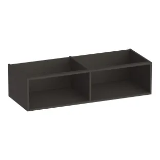 Brauer Flourish side cabinet with 2 storage compartments - 120x46x30 cm - MFC - Timber Anthracite