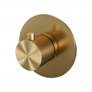 Brauer Gold Carving built-in thermostat - with built-in part - brushed gold PVD