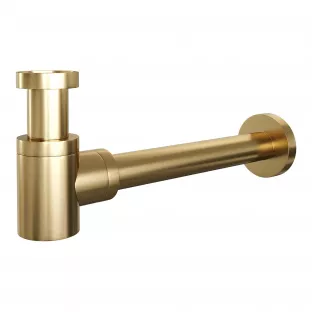 Brauer Gold Edition Design siphon - Compact - Brushed gold PVD