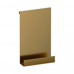 Brauer Gold Edition hangend doucherek - 25x40cm - geborsteld goud PVD