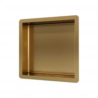 Brauer Gold Edition Built-in niche - 30x30cm - brushed gold PVD