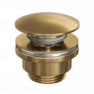 Brauer Gold Edition Clickable Plug - Brushed Gold PVD