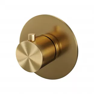 Brauer Gold Edition built-in thermostat - with built-in part - brushed gold PVD