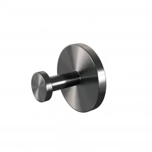 Brauer Gunmetal Edition Towel Hook - Brushed Gunmetal PVD