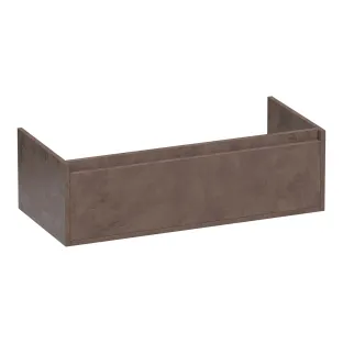 Brauer Hope washbasin cabinet - 100x46x30 cm - 1 drawer handleless - 1 siphon recess - MFC - Erosion