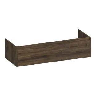Brauer Hope washbasin cabinet - 120x46x30 cm - 2 drawers handleless - 2 siphon cut-outs - MFC - Grove
