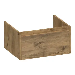 Brauer Hope washbasin cabinet - 60x46x30 cm - 1 drawer handleless - 1 siphon recess - MFC - Chateau