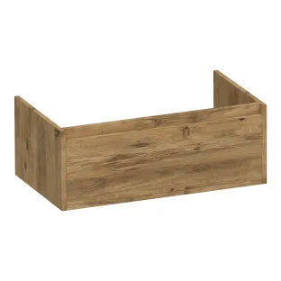Brauer Hope washbasin cabinet - 80x46x30 cm - 1 drawer handleless - 1 siphon recess - MFC - Chateau