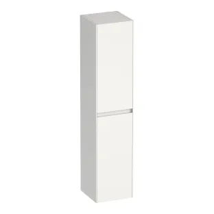 Brauer Inspire high cabinet - 160x35x35 cm - 2 doors left or right turning - handleless - MDF lacquered - Gloss white