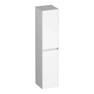 Brauer Inspire high cabinet - 160x35x35 cm - 2 doors left or right turning - handleless - MDF lacquered - Matt white