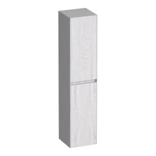 Brauer Inspire tall cabinet - 160x35x35 cm - 2 doors left or right turning - handleless - MFC - Forest Seashell
