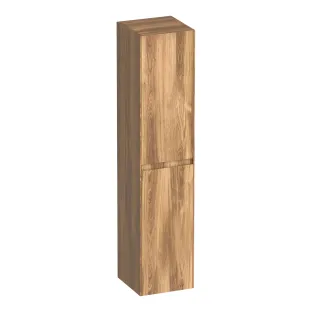 Brauer Inspire hoge kast - 160x35x35 cm - 2 deuren links- of rechtsdraaiend - greeploos - MFC - Honey