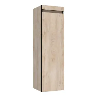 Brauer Joy Edge half-high cabinet - 120x35x35 cm - 1 door left-turning - handleless - MFC - Forest Wheat