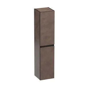 Brauer Joy Edge tall cabinet - 160x35x35 cm - 2 doors left or right turning - handleless - MFC - Erosion