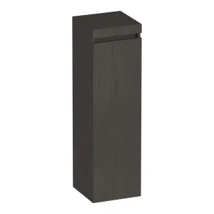 Brauer Joy half-high cabinet - 120x35x35 cm - 1 door left-turning - handleless - MFC - Timber Anthracite