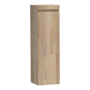 Brauer Joy half-high cabinet - 120x35x35 cm - 1 door left-turning - handleless - Finger glass oak gray