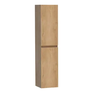 Brauer Joy tall cabinet - 160x35x35 cm - 2 doors left or right turning - handleless - MFC - Forest Tan