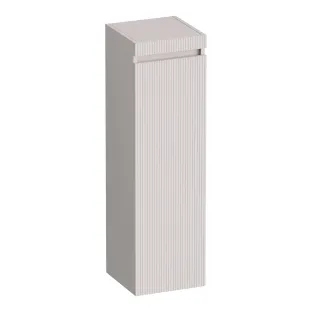 Brauer Joy Wavy half-high cabinet - 120x35x35 cm - 1 door left-turning - handleless - MDF lacquered - Matt sand