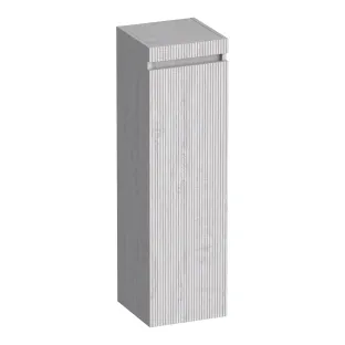 Brauer Joy Wavy half-high cabinet - 120x35x35 cm - 1 door right-turning - handleless - MFC - Forest Seashell