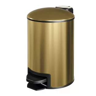 Brauer Pedal Bin - 3L - Brushed Gold