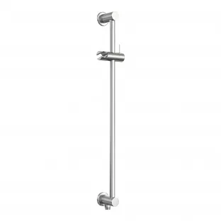 Brauer Brushed Edition slide bar with integrated water outlet - 70 cm - brushed stainless steel PVD