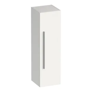 Brauer Trust half-high cabinet excl. surface-mounted handle - 120x35x35 cm - 1 door left or right-turning - MDF lacquered - Gloss white