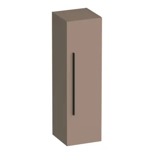Brauer Trust half-high cabinet excl. surface-mounted handle - 120x35x35 cm - 1 door left or right-turning - MDF lacquered - Matt mocha