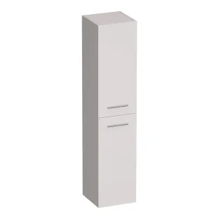 Brauer Trust tall cabinet excl. surface-mounted handles - 160x35x35 cm - 2 doors left or right turning - MDF lacquered - Matt sand
