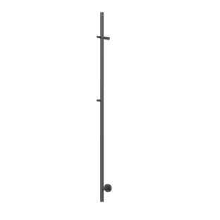 Callista elektrische staafhanddoekradiator - 150 cm - gunmetal - 60W