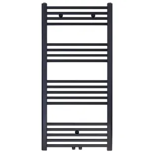 Handdoekradiator YDAY Zero - 120x60 cm - Geborsteld mat zwart