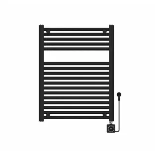 Elara electric radiator - Smart WiFi - 76.6x60 cm - matt black - 400W