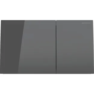 Geberit Sigma 70 flush plate - 2-button front operation - 25x14.6 cm - Glass - Lava