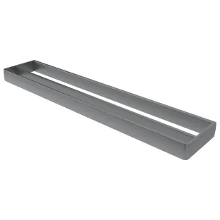 Haceka Aline Double Towel Holder Gray Aluminum 60cm