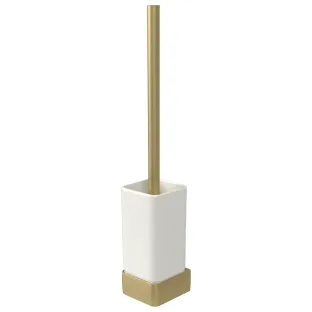 Haceka Aline Toilet Brush Set Gold Aluminum Ceramic