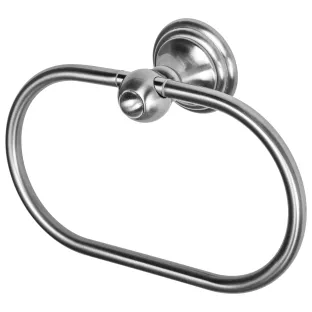 Haceka Allure Towel Ring Brushed Stainless Steel