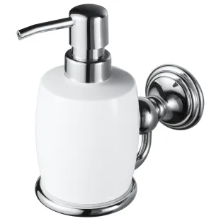 Haceka Allure Soap Dispenser Chrome Ceramic