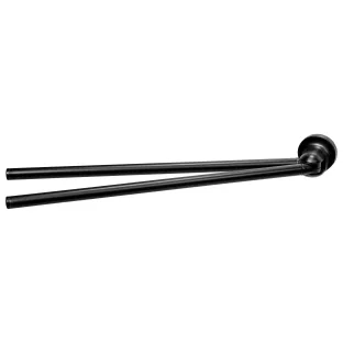 Haceka Aspen Double Towel Holder Rotatable Black 43cm