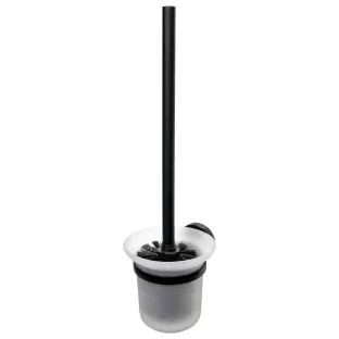 Haceka Aspen Toilet Brush Set Glass Black